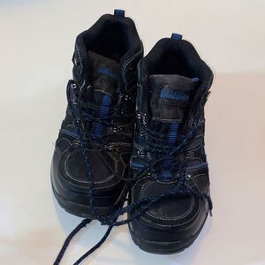 Brahma Men's Black and Blue Hiking Outdoor Work Boots Steel Toe Waterproof 9US